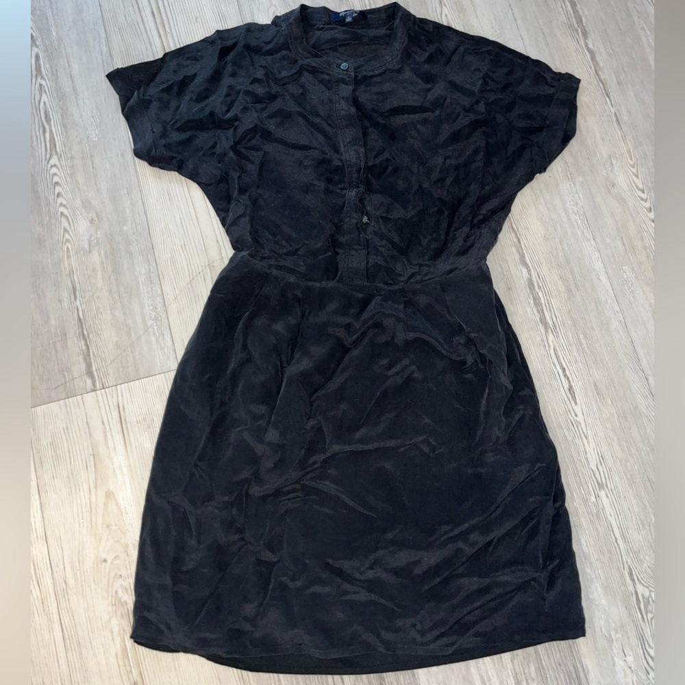 Madewell Elegant Silk Black Dress